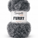 Furry Sisli Gri Kadife El Örgü İpliği