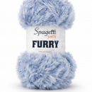 Furry Bebe Mavi Kadife El Örgü İpliği