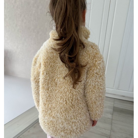 Furry Bebe Mavi Kadife El Örgü İpliği