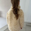 Furry Şampanya Rengi Kadife El Örgü İpliği