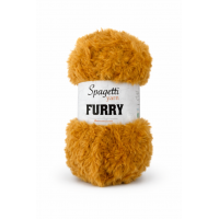 Furry Hardal Rengi Kadife El Örgü İpliği