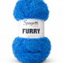 Furry Azur Mavisi Kadife El Örgü İpliği