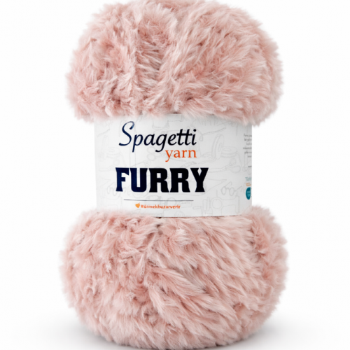 Furry Bebe Pembe Kadife El Örgü İpliği