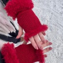 Furry Bebe Pembe Kadife El Örgü İpliği