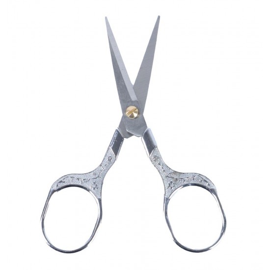 Gümüş Rengi Desenli Dikiş Makası (12cm) Gümüş Rengi Desenli Dikiş Makası (12cm)