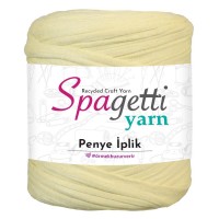 Penye İp Sarımsı Krem El Örgü İpliği Penye İp Sarımsı Krem El Örgü İpliği
