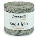 Kağıt İp Gri El Örgü İpliği