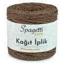 Kağıt İp Kahve El Örgü İpliği