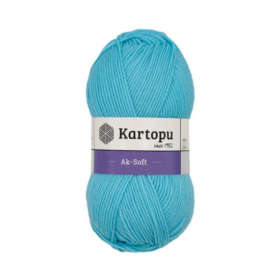 Kartopu Aksoft Mint Yeşil El Örgü İpliği K502