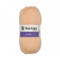 Kartopu Aksoft Açık Sarı El Örgü İpliği K356 Kartopu Aksoft Açık Sarı El Örgü İpliği K356