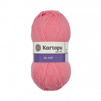 Kartopu Aksoft Şeker Pembe El Örgü İpliği K777 Kartopu Aksoft Şeker Pembe El Örgü İpliği K777