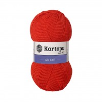 Kartopu Aksoft Koyu Turuncu El Örgü İpliği K237 Kartopu Aksoft Koyu Turuncu El Örgü İpliği K237