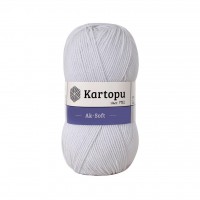Kartopu Aksoft Buz Gri El Örgü İpliği K992 Kartopu Aksoft Buz Gri El Örgü İpliği K992