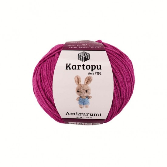 Kartopu Amigurumi Fuşya El Örgü İpliği K730