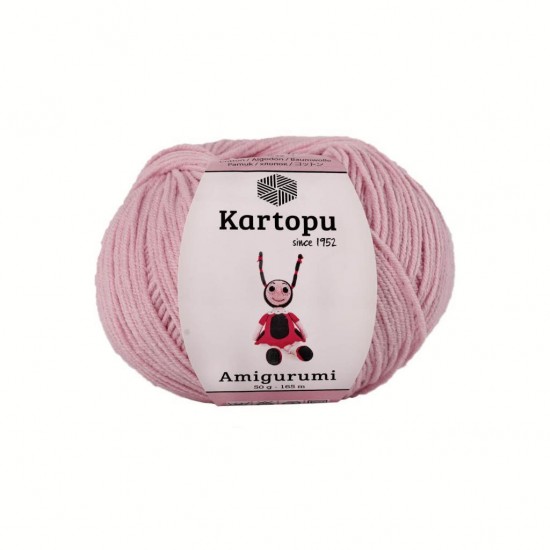 Kartopu Amigurumi Bebe Pembe El Örgü İpliği K768