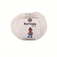 Kartopu Amigurumi Kırık Beyaz El Örgü İpliği K011