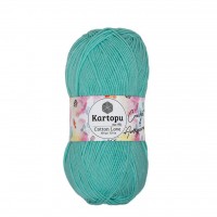 Kartopu Cotton Love Mint Yeşil El Örgü İpliği K507 Kartopu Cotton Love Mint Yeşil El Örgü İpliği K507