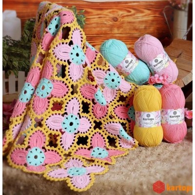 Kartopu Cotton Love Koyu Bej El Örgü İpliği K842