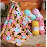 Kartopu Cotton Love Krem El Örgü İpliği K037