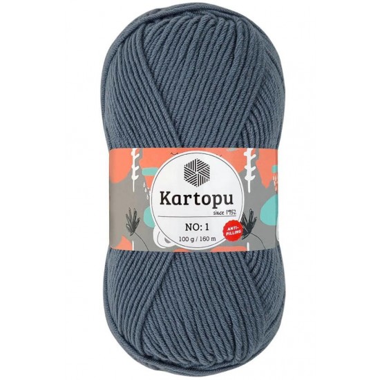 Kartopu No: 1 Metal Gri El Örgü İpliği K571