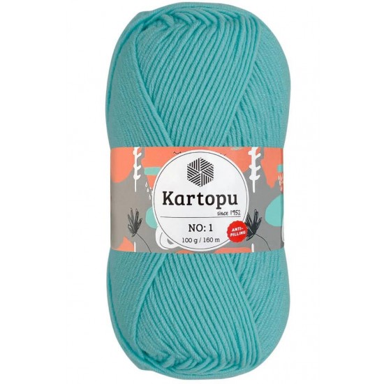 Kartopu No: 1 Mint Yeşil El Örgü İpliği K578