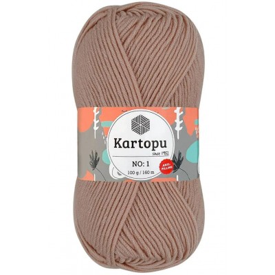 Kartopu No: 1 Pudra Pembe El Örgü İpliği K1873