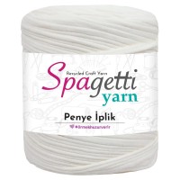Penye İp Keten Krem El Örgü İpliği