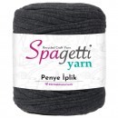 Penye İp Kırçıllı Siyah El Örgü İpliği