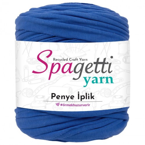 Penye İp Klasik Mavi El Örgü İpliği