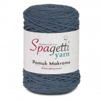 Pamuk Makrome Kot Mavi El Örgü İpliği Pamuk Makrome Kot Mavi El Örgü İpliği