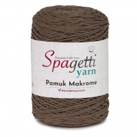 Pamuk Makrome Koyu Bej El Örgü İpliği Pamuk Makrome Koyu Bej El Örgü İpliği