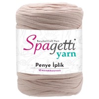 Penye İp Koyu Bej El Örgü İpliği