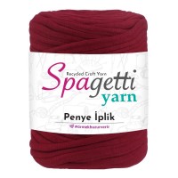 Penye İp Koyu Kırmızı El Örgü İpliği