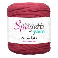 Penye İp Koyu Kırmızı El Örgü İpliği