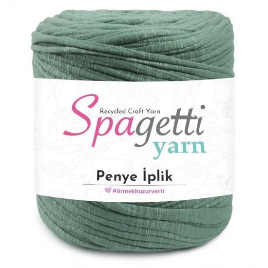 Penye İp Koyu Su Yeşil El Örgü İpliği