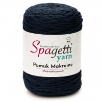 Pamuk Makrome Lacivert El Örgü İpliği Pamuk Makrome Lacivert El Örgü İpliği