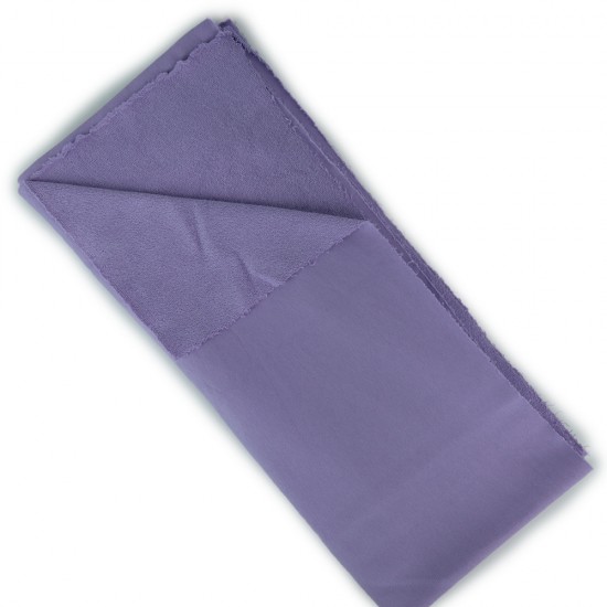 Likralı İki İplik Penye Kumaş - Düz - Lila 88x208cm