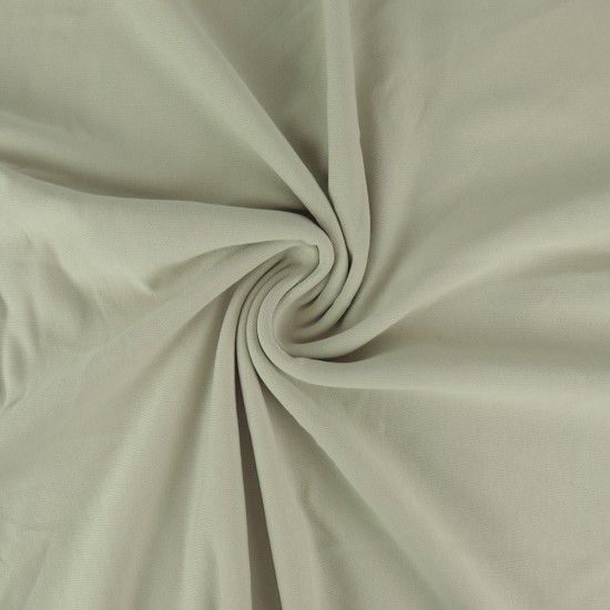 Likralı İki İplik Penye Kumaş - Düz - Kum Beji 97x210cm
