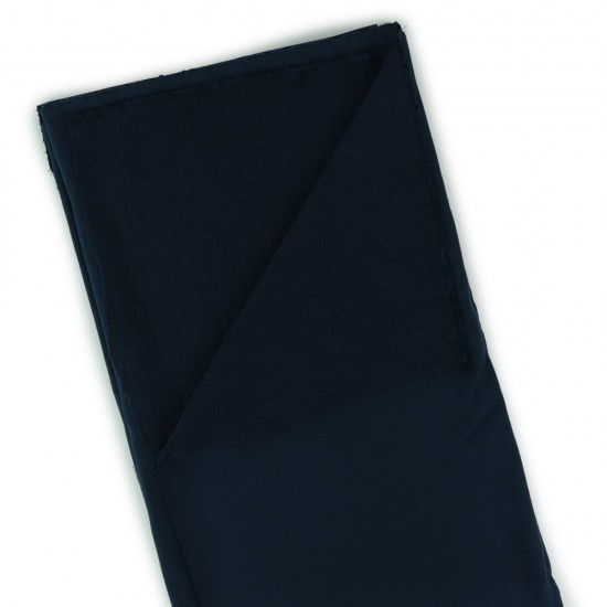 Likralı İki İplik Penye Kumaş - Düz - Lacivert 90x204cm