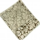 Likralı Pamuklu Süprem Kumaş - Baskılı - Beyaz Yapraklar 130x170cm