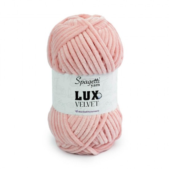 Lux Velvet Soft Pembe Kadife El Örgü İpliği
