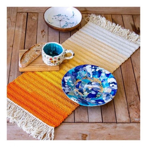 Makrome Ombre Pastel Renkler El Örgü İpliği 