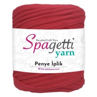 Penye İp Mercan Kırmızı El Örgü İpliği Penye İp Mercan Kırmızı El Örgü İpliği