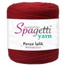 Penye İp Yanık Kırmızı El Örgü İpliği