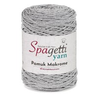 Pamuk Makrome Taş Gri El Örgü İpliği Pamuk Makrome Taş Gri El Örgü İpliği