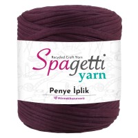 Penye İp Parlak Mor El Örgü İpliği Penye İp Parlak Mor El Örgü İpliği