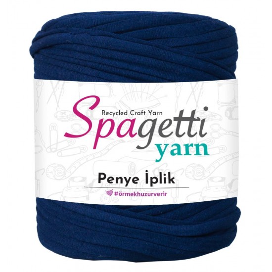 Penye İp Parlament Mavi El Örgü İpliği