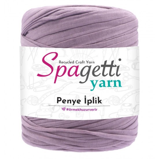 Penye İp Pastel Lila El Örgü İpliği