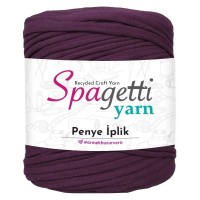 Penye İp Patlıcan Mor El Örgü İpliği Penye İp Patlıcan Mor El Örgü İpliği