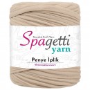 Penye İp Dokulu Bej El Örgü İpliği